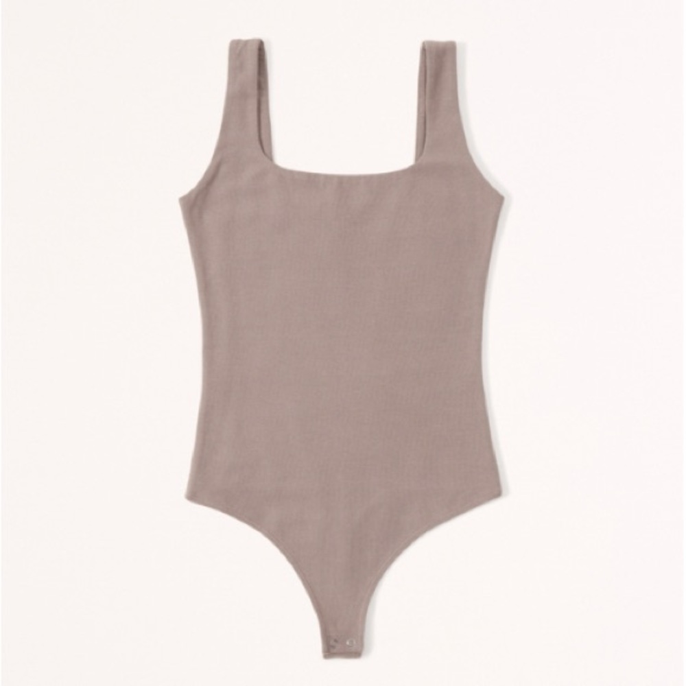 Cotton blend seamless tank bodysuit